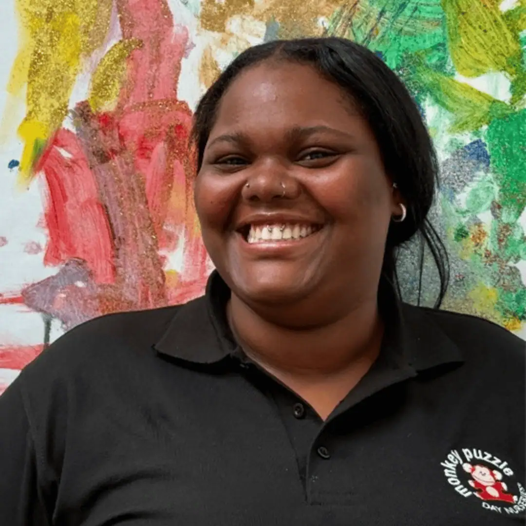 Neariah Stoke Newington Monkey Puzzle Friendly and welcoming childcare staff at Monkey Puzzle Day Nursery Stoke Newington providing quality early years education and care for children in a vibrant, creative environment.