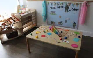 Preschool Monkey Puzzle Stoke Newington Colorful early childhood educational toys and activities at Monkey Puzzle Day Nursery Stoke Newington, promoting learning and development for young children.